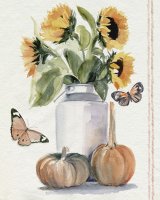 Autumn Sunflowers II