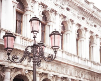 Venice Pink Lanterns I