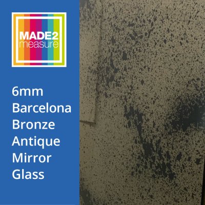 6mm Barcelona bronze antique mirror glass