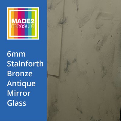 6mm Stainforth bronze antique mirror glass