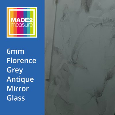 6mm Florence grey antique mirror glass