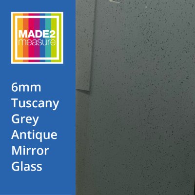 6mm Tuscany grey antique mirror glass